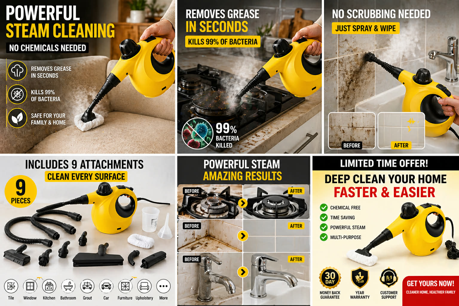 Deep Clean Your Home in Seconds