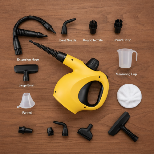 Clenoxy Pro steam cleaner deep cleaning results on kitchen surface